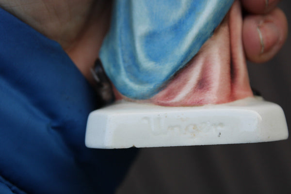 Vintage German Reinhold Unger GOEBEL marked madonna porcelain figurine statue