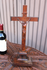 Antique 1800s Wood carved crucifix christ corpus religious