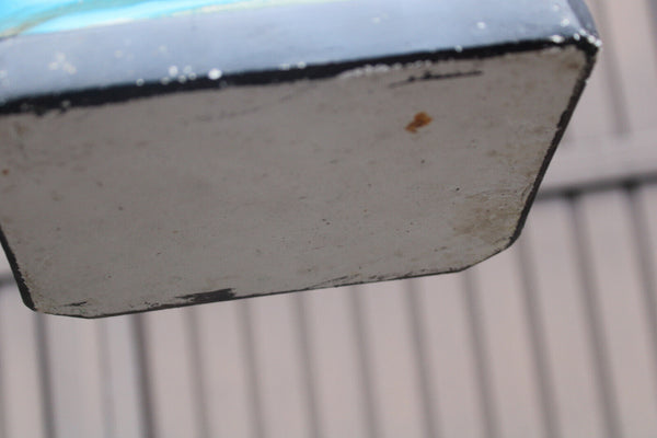 Antique rare ceramic SAINT ODRADA horse statue religious