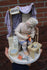Vintage italian capodimonte porcelain shoe maker statue figurine