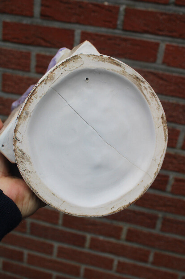 Vintage italian capodimonte porcelain shoe maker statue figurine