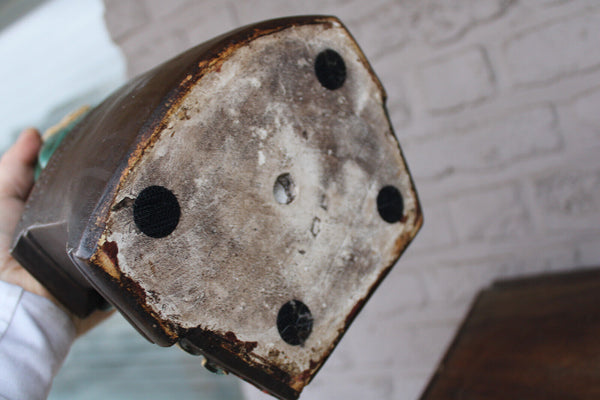 RAre VIRGO LACTANS madonna Ceramic religious statue baby jesus Signed artist