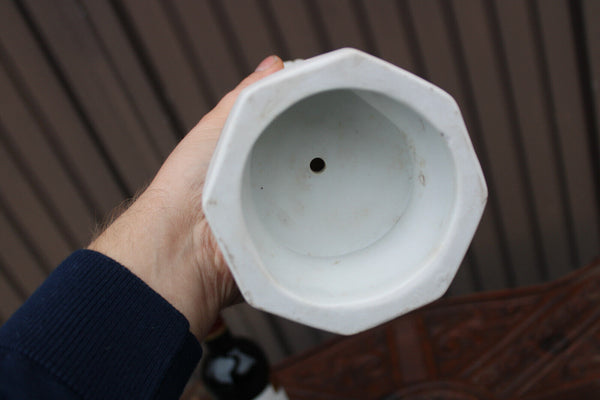 Antique german bisque porcelain saint joseph statue figurine religious