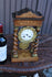Antique Napoleon III wood inlay clock
