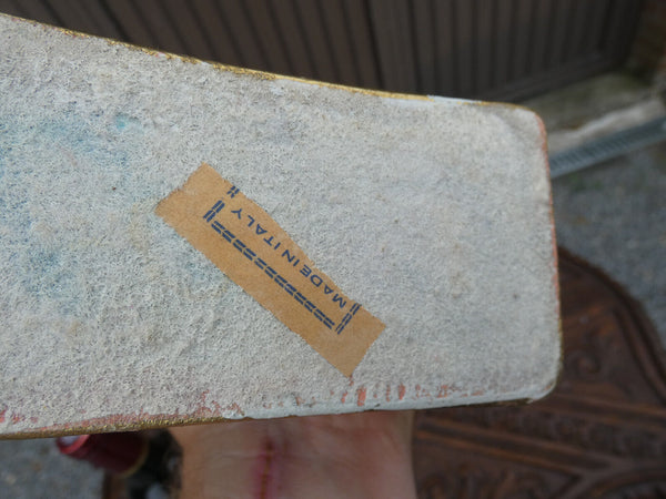 Vintage italian MAdonna di monte berico ceramic chalk statue figurine