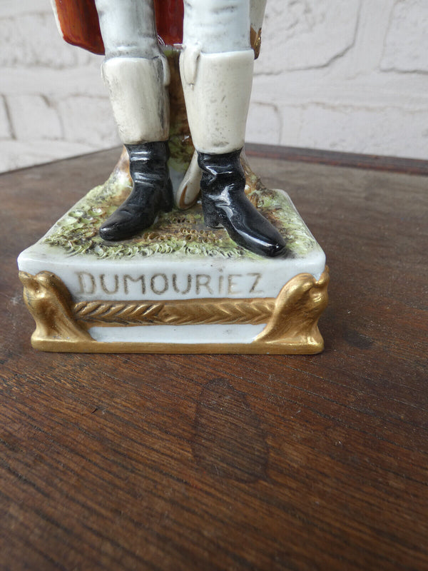 German scheibe alsbach marked porcelain napoleon general Dumouriez