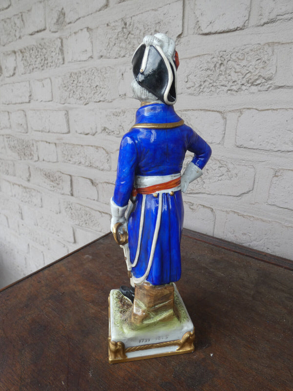 German scheibe alsbach marked porcelain napoleon general Dumouriez