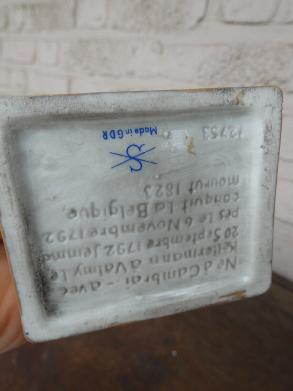 German scheibe alsbach marked porcelain napoleon general Dumouriez