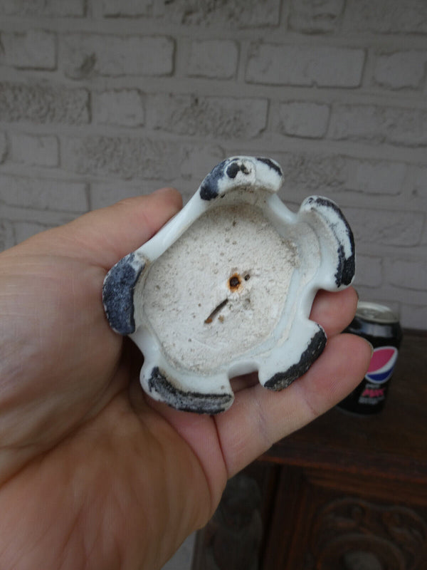 Antique french vieux paris porcelain madonna figurine statue 19thc