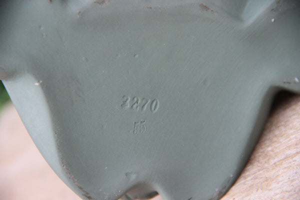 Set 3 Porcelain Jasperware Romantic putti art nouveau lady Vases centerpiece