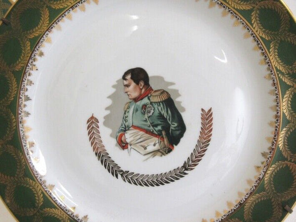 Set 3 French LIMOGES porcelain marked Plates Napeleon Josephine Aiglon portrait