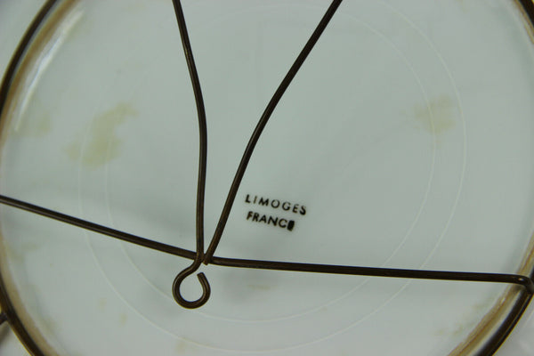 Set 3 French LIMOGES porcelain marked Plates Napeleon Josephine Aiglon portrait