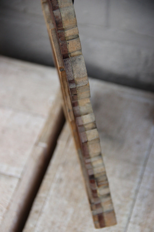 PAIR antique french art nouveau wood carved photo picture frames rare