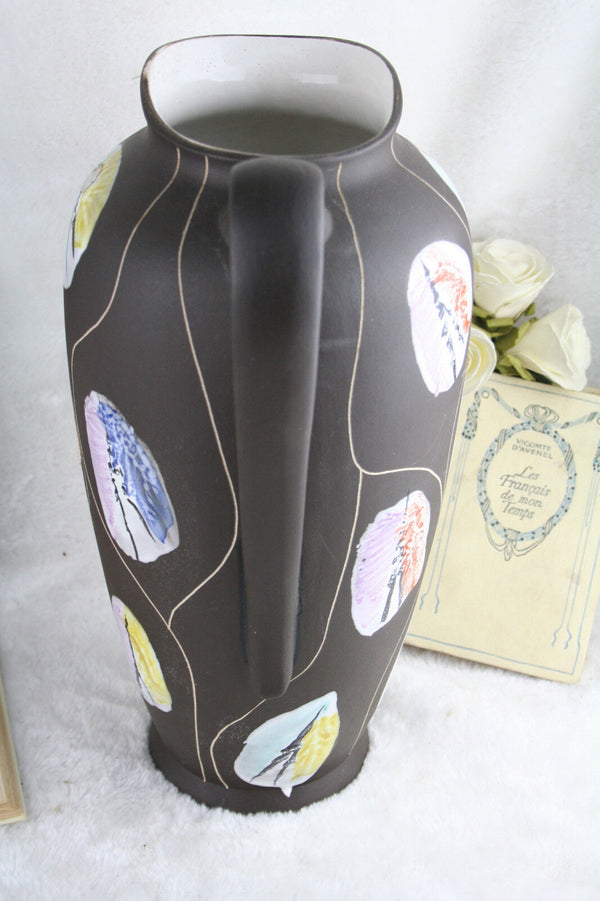1950's West germany marked VASE pottery rare model with