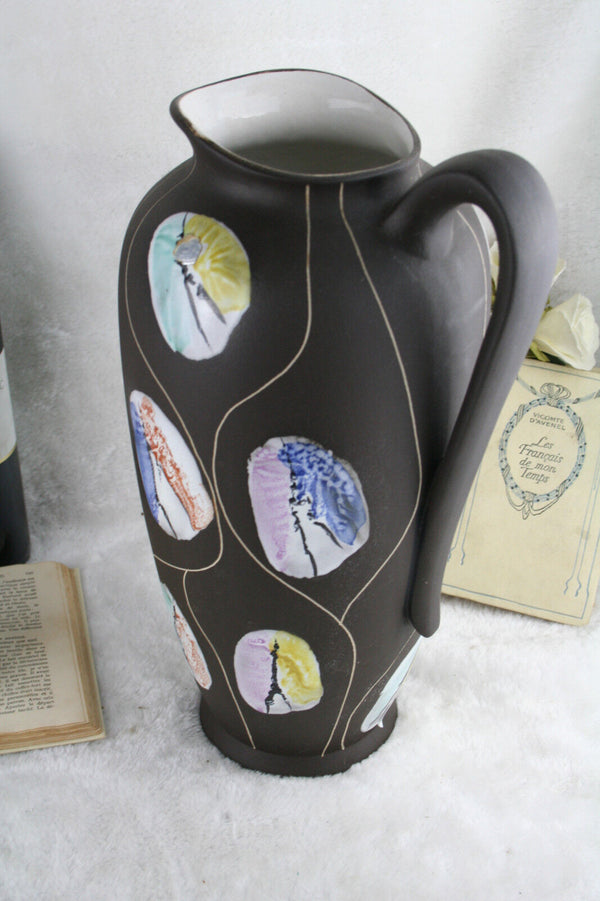 1950's West germany marked VASE pottery rare model with