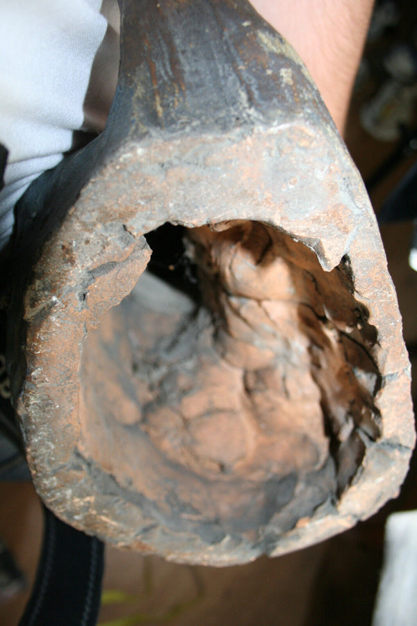 Spanish Baroque 18th c XXL Terracotta Madonna with child statue polychrome