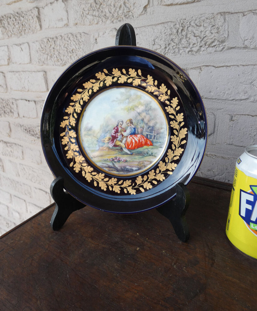 Vintage acf sevres porcelain plate romantic decor