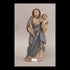 17thc Antique Wood carved polychrome Madonna Child sculpture statue religious