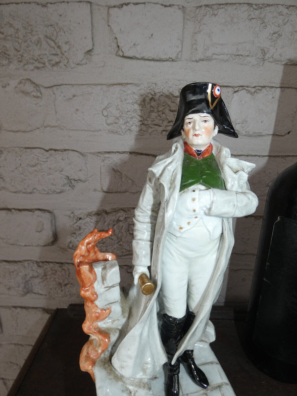 Large german Scheibe alsbach marked porcelain napoleon general Statue figurine