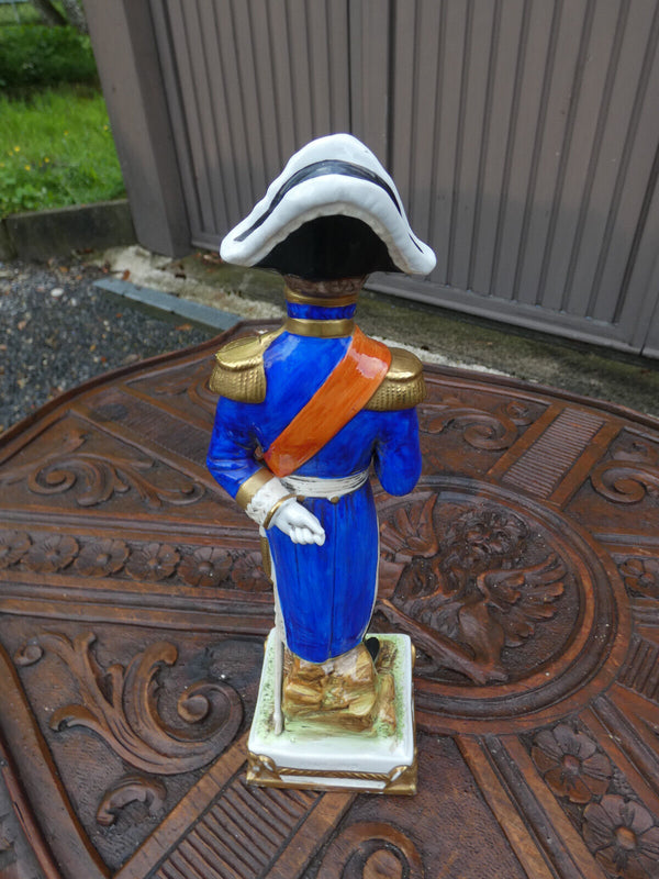 German Scheibe alsbach marked porcelain napoleon general NEY  figurine