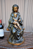 Large Bronze Moreau signed MAdonna with child sculpture statue