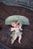 Vintage 60s chalk angel cherub wall console