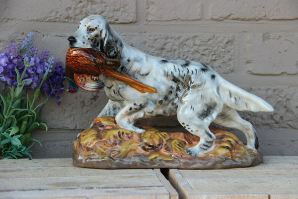 Royal Doulton hunting dog setter figurine statue signed HN2529