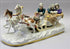 XXL Rare Scheibe Alsbach Porcelain Horse  Carriage Figural Group Sled marked