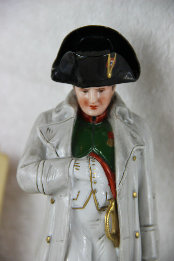 German Scheibe alsbach porcelain napoleon statue figurine