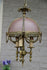 Vintage French bouillotte Metal Brass Chandelier pendant lamp light