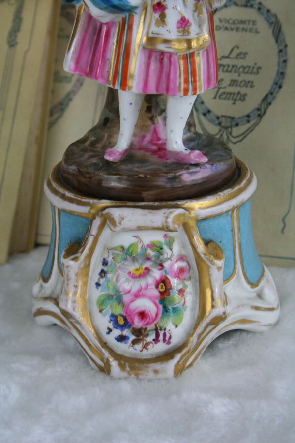 Rare 19c Antique attr Jacob Petit Old Paris Porcelain 10.6