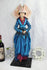 XL Mary of Burgundy religious chalkware handpaint statue sculpture signed