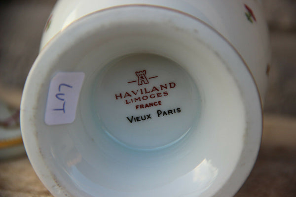 French Limoges haviland marked lidded bonbonniere box