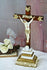 Antique Porcelain ceramic Crucifix 1900 christ rare special model religious