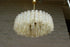 Mid century LARGE Murano glass tubes levels Chandelier pendant DORIA 1960s