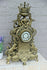 HUGE XL Bronze French antique Castle gothic lion dragon mantel clock