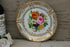 German KPM porcelain marked hand paint floral plate