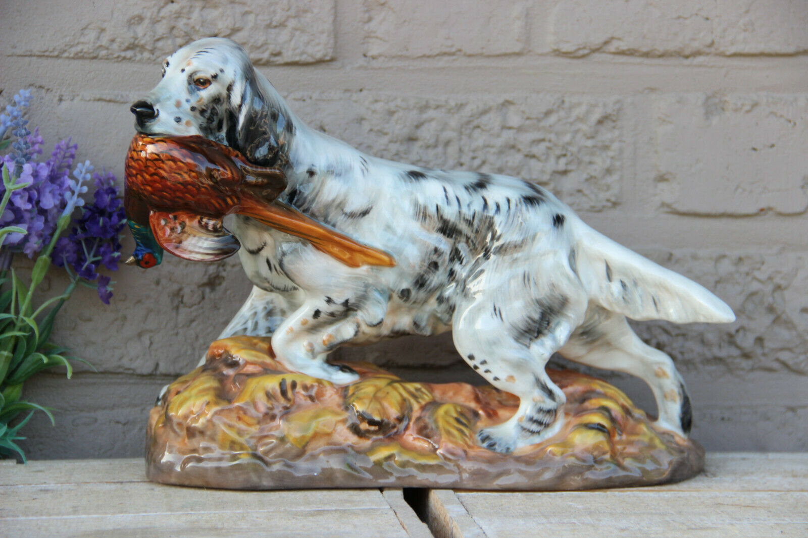 English best sale setter figurine