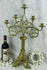 Large antique Church Altar neo gothic brass Candle holder