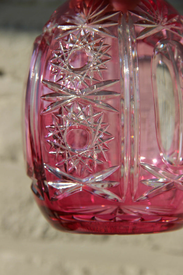 Bohemian Crystal glass cut Vase