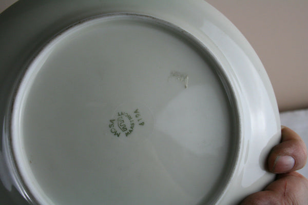 Mosa maastricht dutch porcelain plate religious angels