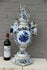XXL German SCHIERHOLZ Plaue porcelain lidded Vase putti victorian lady marked