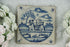 Antique 18thc DELFT pottery tile ceramic Bible religious scene