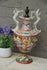 Vintage italian Capodimonte porcelain putti angels Vase caryatid handles