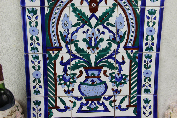 Vintage Tiles panel Art nouveau design floral n2