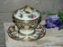 French vintage Pillivuyt Porcelain Centerpiece bonbonniere box bowl on plate