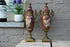 Antique PAIR french marble bronze empire Vases urns