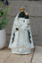 Antique French vieux old porcelain black madonna figurine Notre dame walcourt
