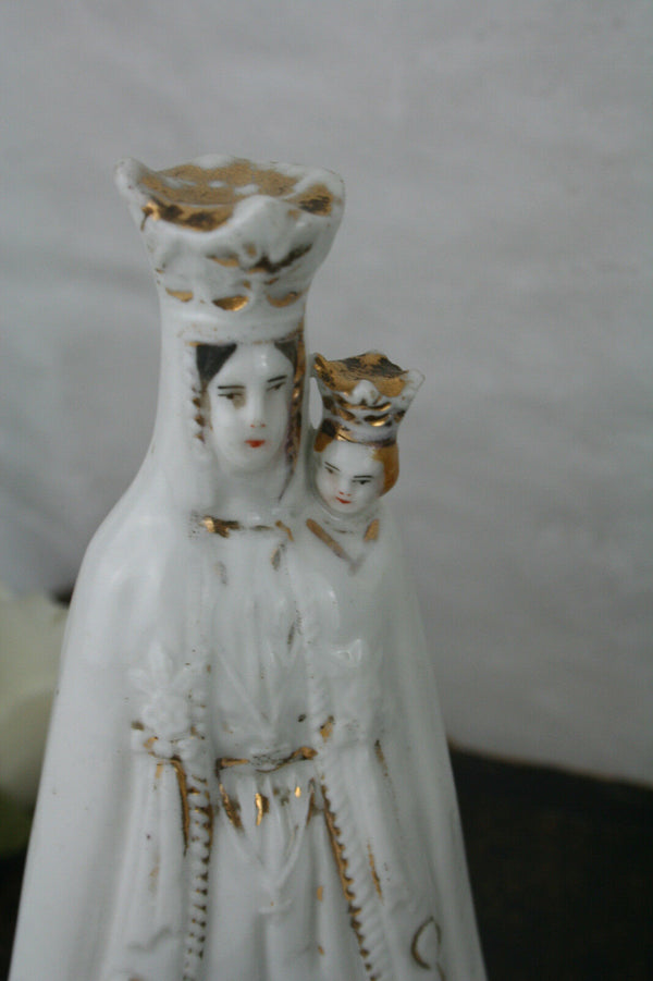 Antique French porcelain madonna circa 1920