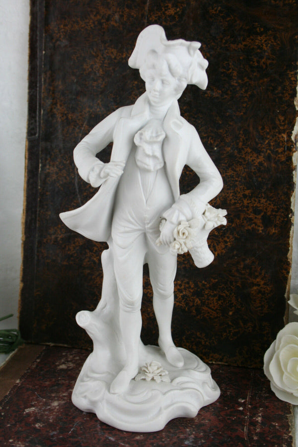 Vtg German Bisque porcelain Figurine statue marked 1950's